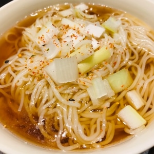 おでんのシメに！にゅうめん。